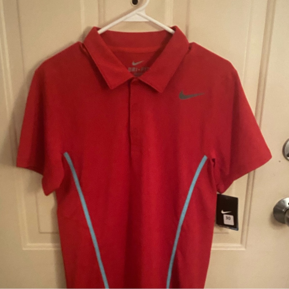 Nike Men’s Red Dri Fit Polo